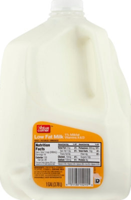 Value Corner Milk 1% - 1 Gallon - Image 2