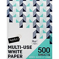 Signature SELECT Paper Multi Use 8.5x11 White 500 Sheets - Each - Image 2