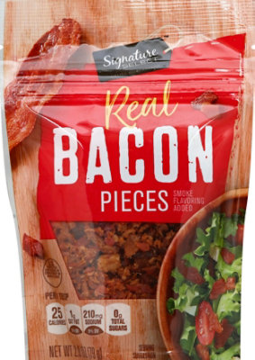 Signature SELECT Bacon Pieces Real Pouch - 2.8 Oz - Image 2