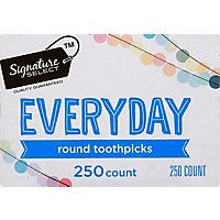 Signature SELECT Toothpicks Everyday Round - 250 Count - Image 2