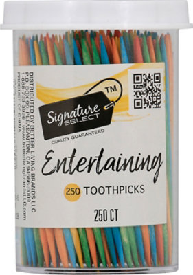 Signature SELECT Party Colors Toothpicks - 250 Count - Image 2