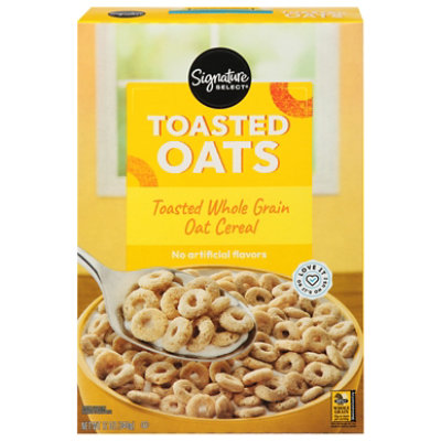 Signature SELECT Cereal Toasted Oats - 12 Oz - Image 2