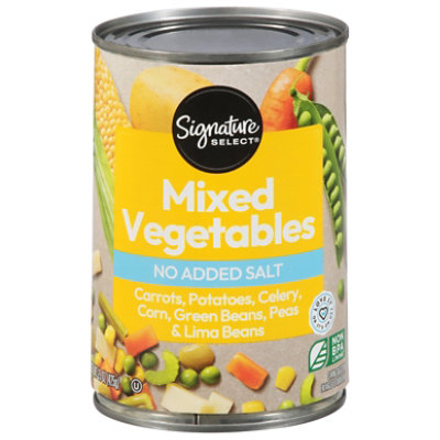 Signature SELECT Mixed Vegetables No Salt Added Can - 15 Oz