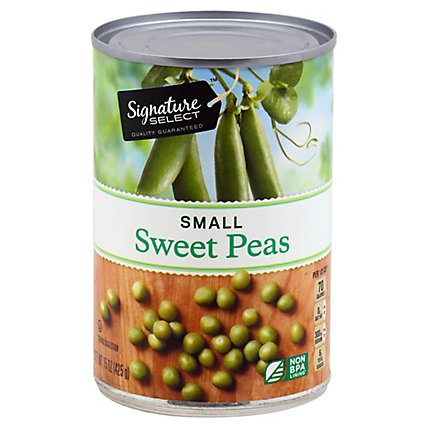 Signature SELECT Peas Sweet Small - 15 Oz - Image 1