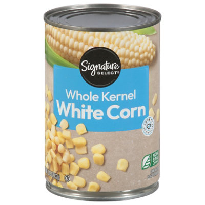 Signature SELECT Corn Whole Kernel White Can - 15.25 Oz
