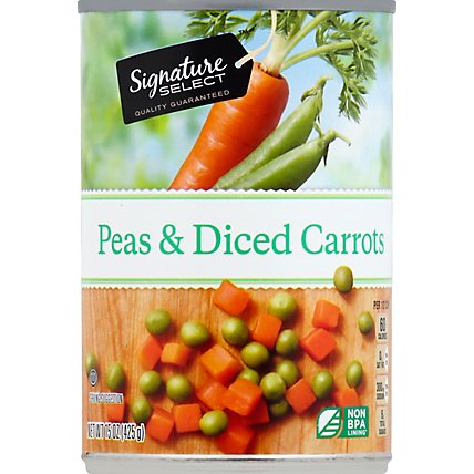 Signature SELECT Carrots Peas & Diced - 15 Oz - Image 2