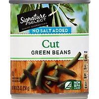 Signature SELECT Beans Green No Salt Added - 8 Oz - Image 2