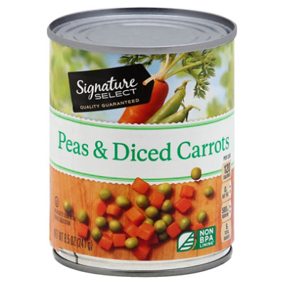 Signature SELECT Peas & Diced Carrots - 8 Oz