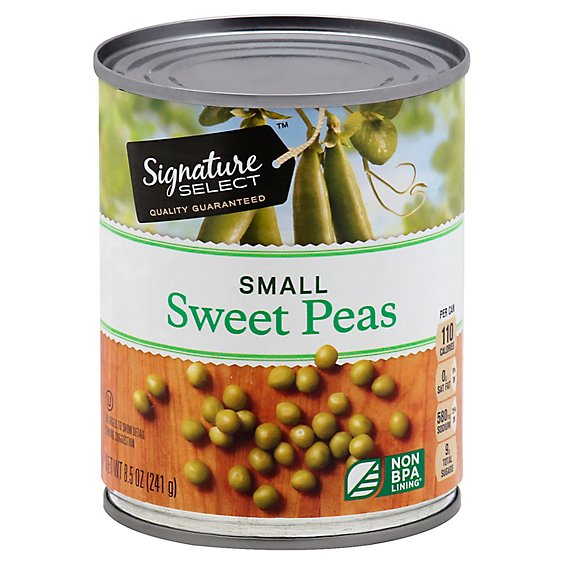 Signature SELECT Peas Sweet Small - 8.5 Oz