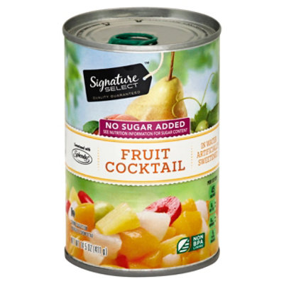 Signature SELECT Fruit Cocktail In Water With Splenda - 14.5 Oz