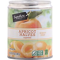 Signature SELECT Apricot Halves in Heavy Syrup Unpeeled - 8.75 Oz - Image 2