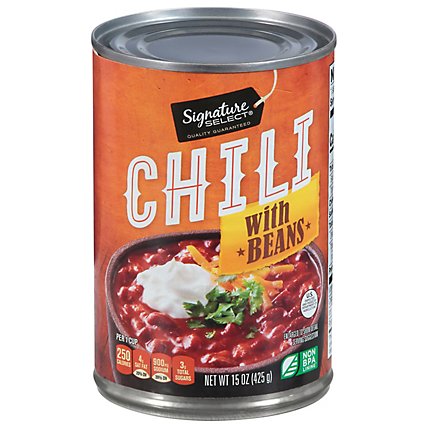 Signature SELECT Chili With Beans - 15 Oz - Image 1