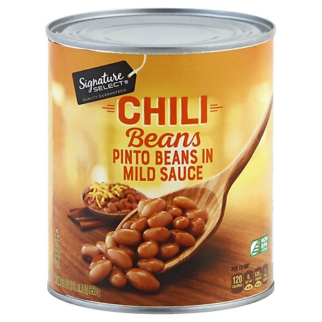 Signature SELECT Beans Chili In Sauce - 30 Oz