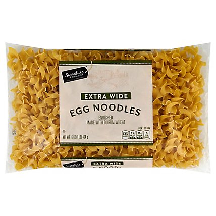 Signature SELECT Pasta Egg Noodles Extra Wide - 16 Oz - Image 1