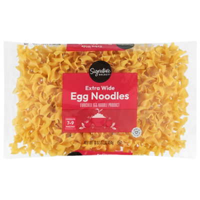 Signature SELECT Pasta Egg Noodles Extra Wide - 16 Oz