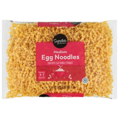 Signature SELECT Pasta Egg Noodles Medium Bag - 16 Oz