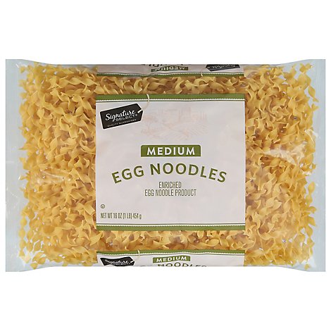 Signature SELECT Pasta Egg Noodles Medium Bag - 16 Oz