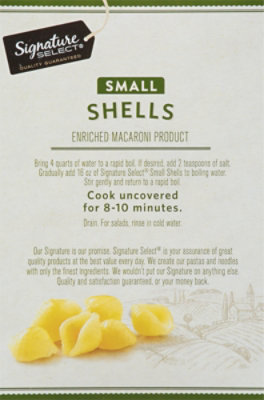 Signature SELECT Pasta Shells Small Box - 16 Oz - Image 6