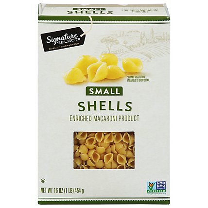 Signature SELECT Pasta Shells Small Box - 16 Oz - Image 2