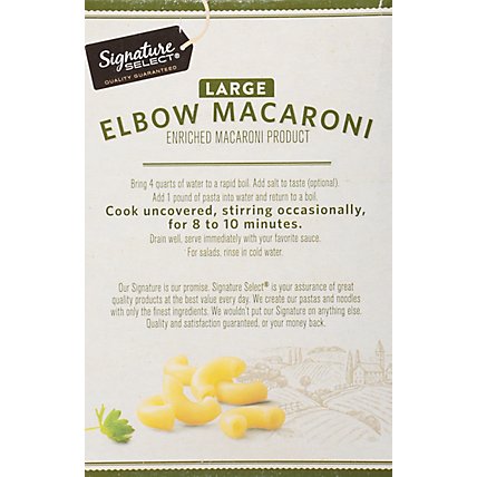 Signature SELECT Pasta Elbow Macaroni Large Box - 16 Oz - Image 6