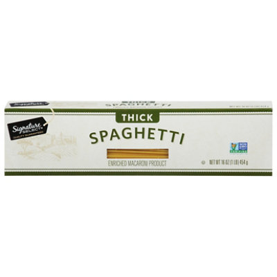 Signature SELECT Pasta Spaghetti Thick Box - 16 Oz - Image 3