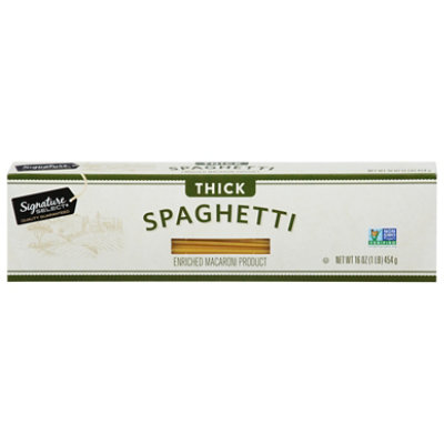 Signature SELECT Pasta Spaghetti Thick Box - 16 Oz