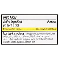 Signature Care Pain Reliever Childrens Dye Free Acetaminophen 160mg PER 5ml - 4 Fl. Oz. - Image 4