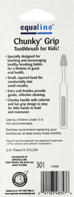 Signature Select/Care Toothbrush For Kids Chunky Grip Child Soft Value Pack - 4 Count - Image 3