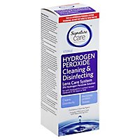 Signature Care Hydrogen Peroxide 3% Lens Care System Cleaning & Disinfecting - 12 Fl. Oz. - Image 1