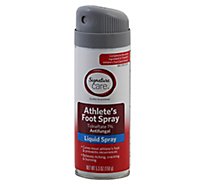 Signature Care Athletes Foot Spray Liquid Tolnaftate 1% Antifungal - 5.3 Oz