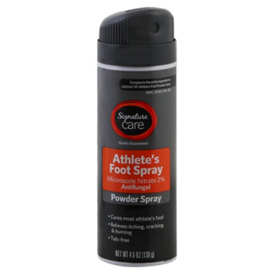 Signature Select/Care Athletes Foot Spray Powder Miconazole Nitrate 2% Antifungal - 4.6 Oz - Image 3