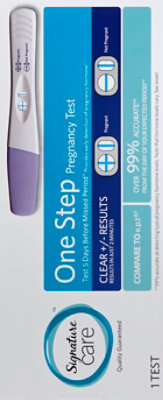 Signature Care Pregnancy Test One Step - Each - Image 3