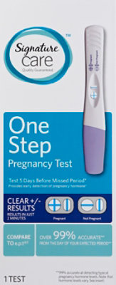 Signature Care Pregnancy Test One Step - Each - Image 2