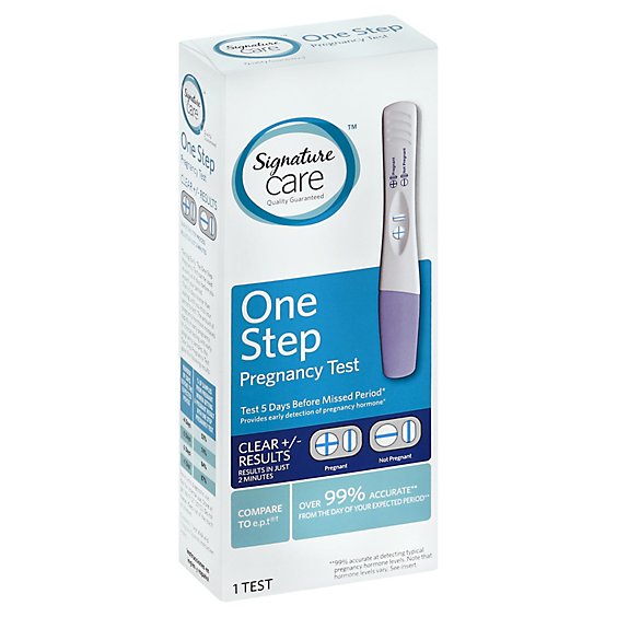 Signature Care Pregnancy Test One Step - Each