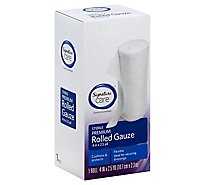 Signature Care Gauze Rolled Sterile Premium 4in x 2.5yd - Each