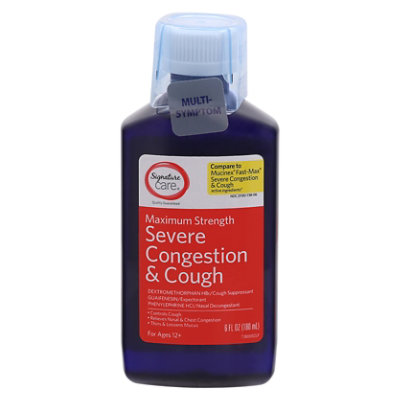 Signature Select/Care Severe Congestion & Cough Relief Maximum Strength - 6 Fl. Oz. - Image 4