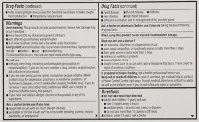 Signature Select/Care Sinus PE Caplet Pressure Pain & Mucus Nasal Decongestant - 24 Count - Image 4