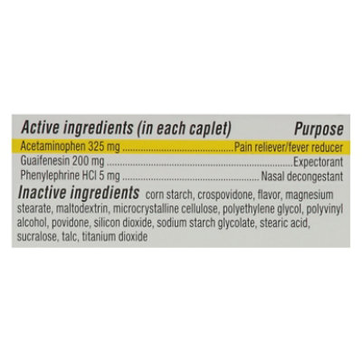 Signature Select/Care Sinus PE Caplet Pressure Pain & Mucus Nasal Decongestant - 24 Count - Image 3