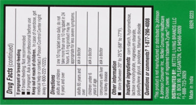 Signature Select/Care Allergy Relief Cetirizine Hydrochloride 10mg Antihistamine Tablet - 45 Count - Image 5