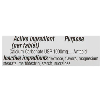 Signature Select/Care Antacid Relief Ultra Strength Assorted Peppermint Chewable Tablet - 72 Count - Image 3