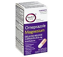 Signature Care Omeprazole Acid Reducer Delayed Release 20.6mg Magnesium Capsule - 14 Count