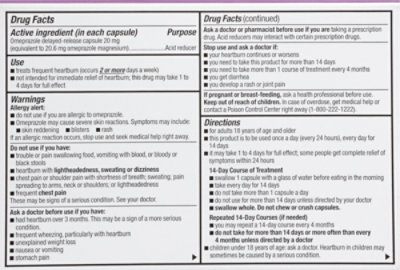 Signature Care Omeprazole Acid Reducer Delayed Release 20mg Capsule - 42 Count - Image 5