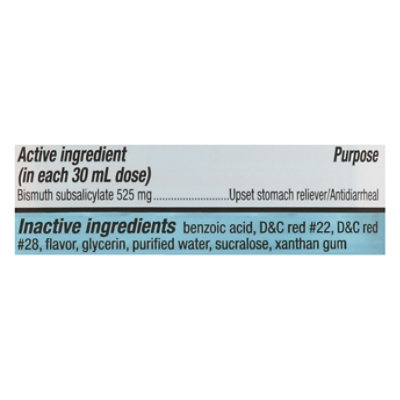 Signature Select/Care Stomach Relief Bismuth Subsalicylate 525mg Regular Strength  - 16 Fl. Oz. - Image 3