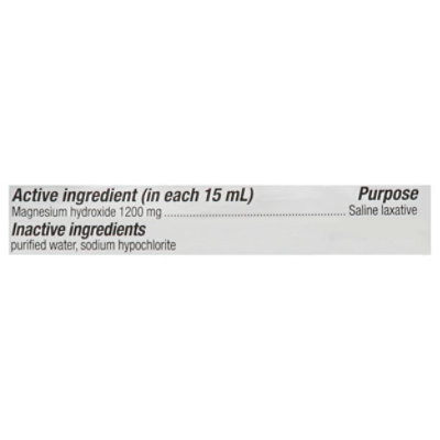Signature Select/Care Milk Of Magnesia Saline Laxative Original - 12 Fl. Oz. - Image 3