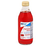 Signature Care Magnesium Citrate Oral Solution Saline Laxative Cherry Flavor - 10 Fl. Oz.