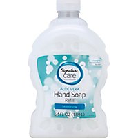 Signature Care Hand Soap Aloe Vera Moisturizing Refill - 64 Fl. Oz. - Image 2