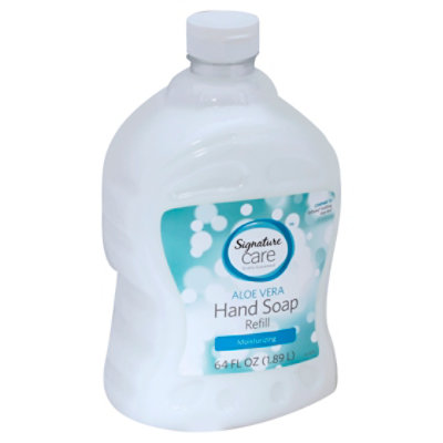 Signature Care Hand Soap Aloe Vera Moisturizing Refill - 64 Fl. Oz.