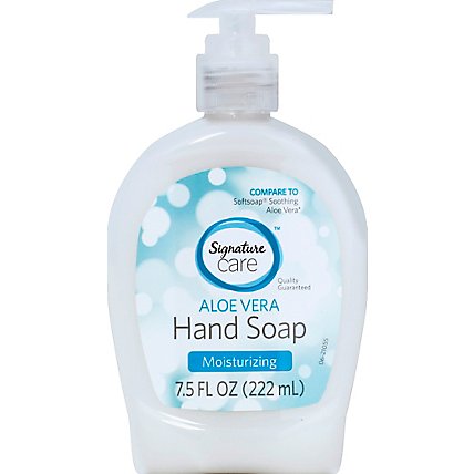 Signature Care Hand Soap Aloe Vera Moisturizing - 7.5 Fl. Oz. - Image 2