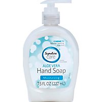 Signature Care Hand Soap Aloe Vera Moisturizing - 7.5 Fl. Oz. - Image 2