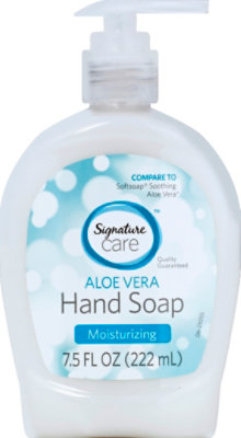 Signature Select/Care Hand Soap Aloe Vera Moisturizing - 7.5 Fl. Oz. - Image 2